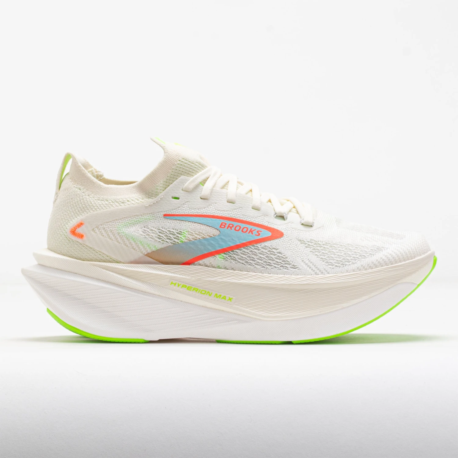 Brooks Hyperion Max 3 Women's Coconut/Green Gecko/Pink Clay 3 Brooks Hyperion Max 3 Women's Coconut/Green Gecko/Pink Clay