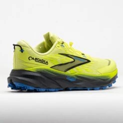 Brooks Cascadia 19 Men's Sunny Lime/Black/Blue -Famous Shoes Store 043430 6