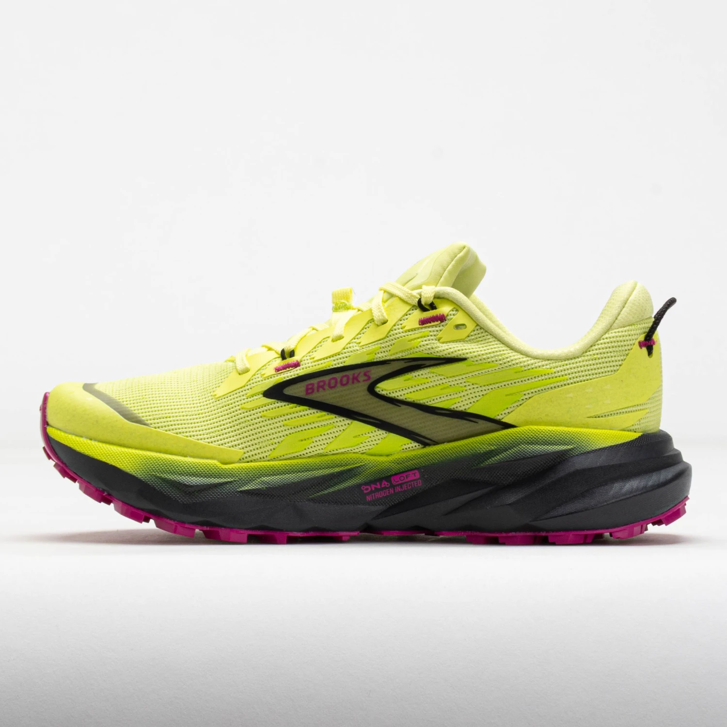 Brooks Cascadia 19 Women's Sunny Lime/Black/Magenta 4 Brooks Cascadia 19 Women's Sunny Lime/Black/Magenta - Image 2