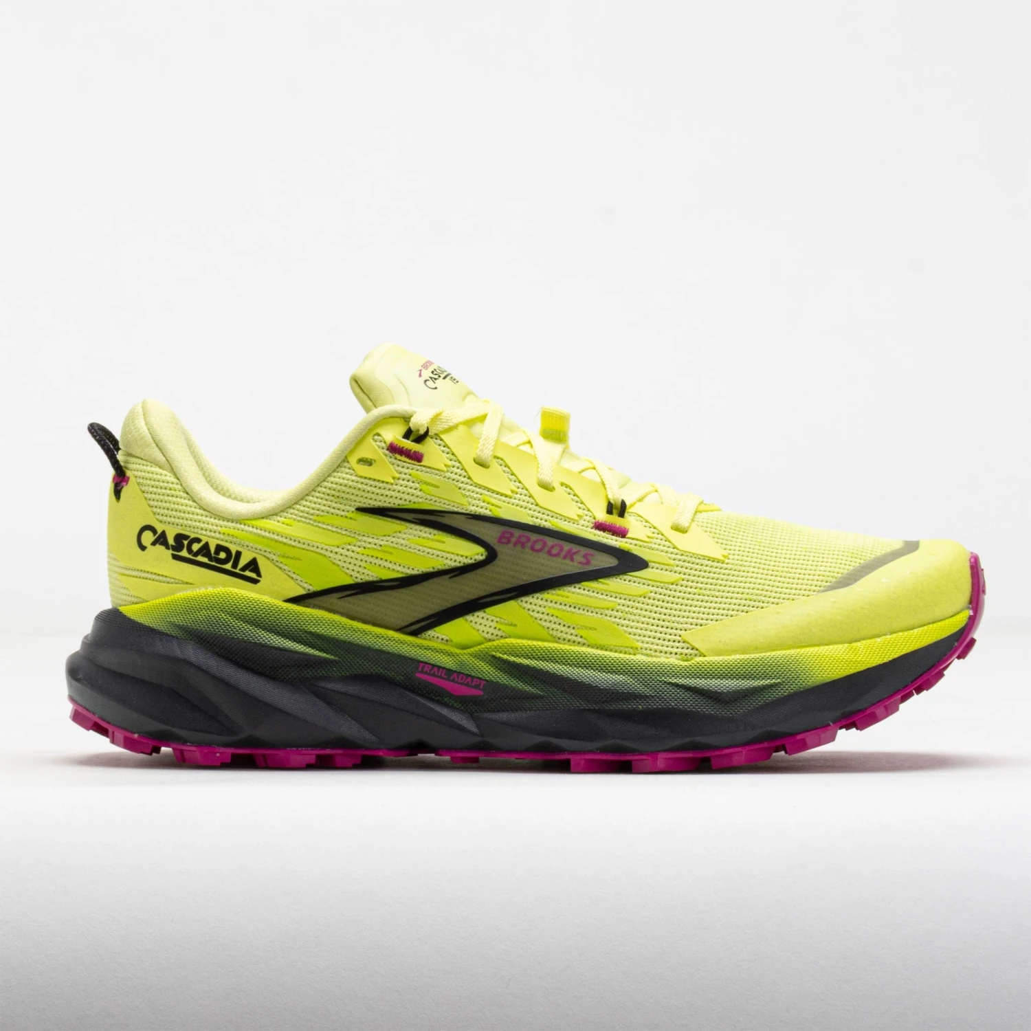 Brooks Cascadia 19 Women's Sunny Lime/Black/Magenta 3 Brooks Cascadia 19 Women's Sunny Lime/Black/Magenta