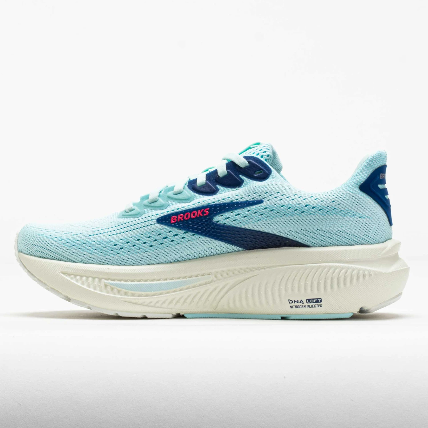 Brooks Ghost 17 Women's Clearwater/Navy/Peony 4 Brooks Ghost 17 Women's Clearwater/Navy/Peony - Image 2