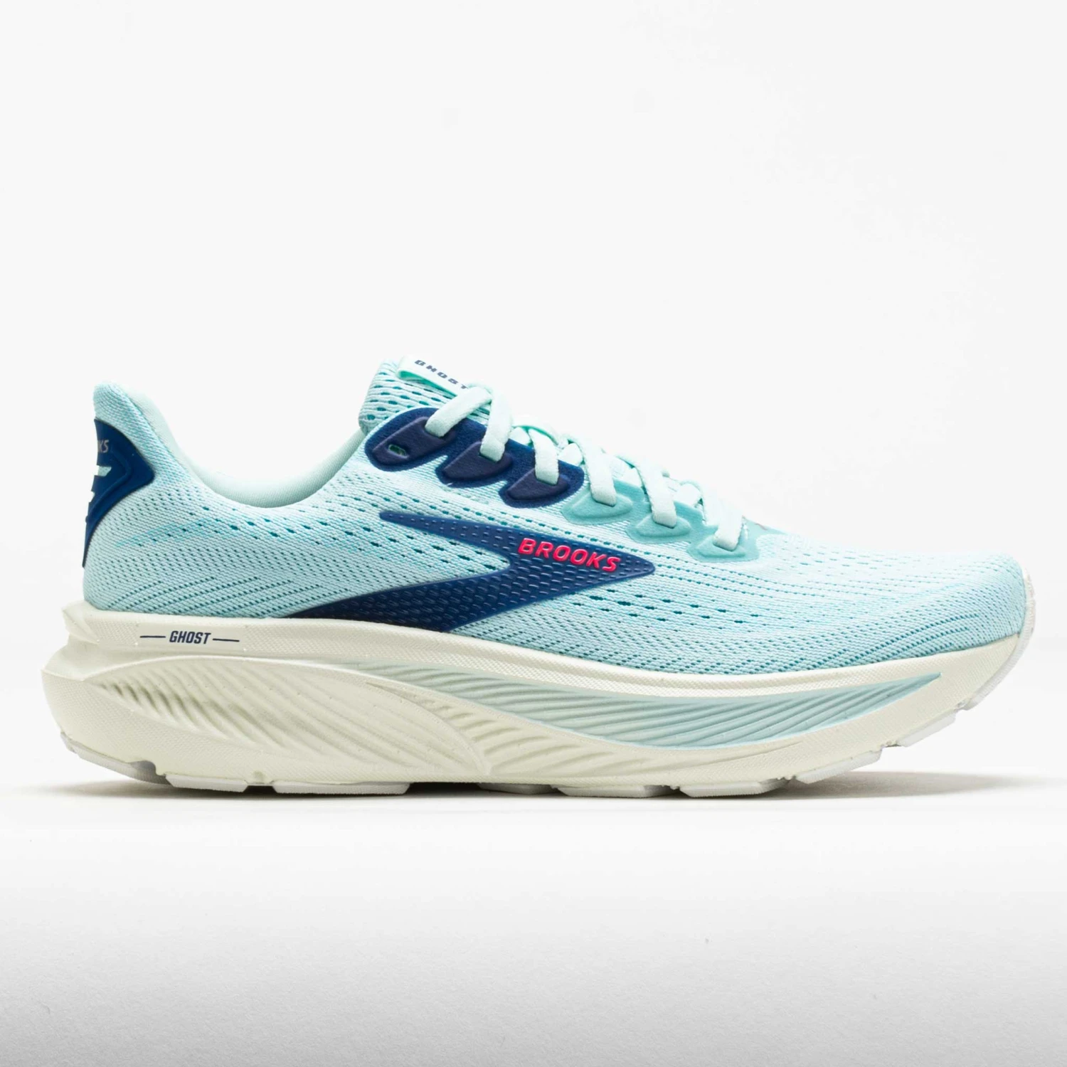 Brooks Ghost 17 Women's Clearwater/Navy/Peony 3 Brooks Ghost 17 Women's Clearwater/Navy/Peony