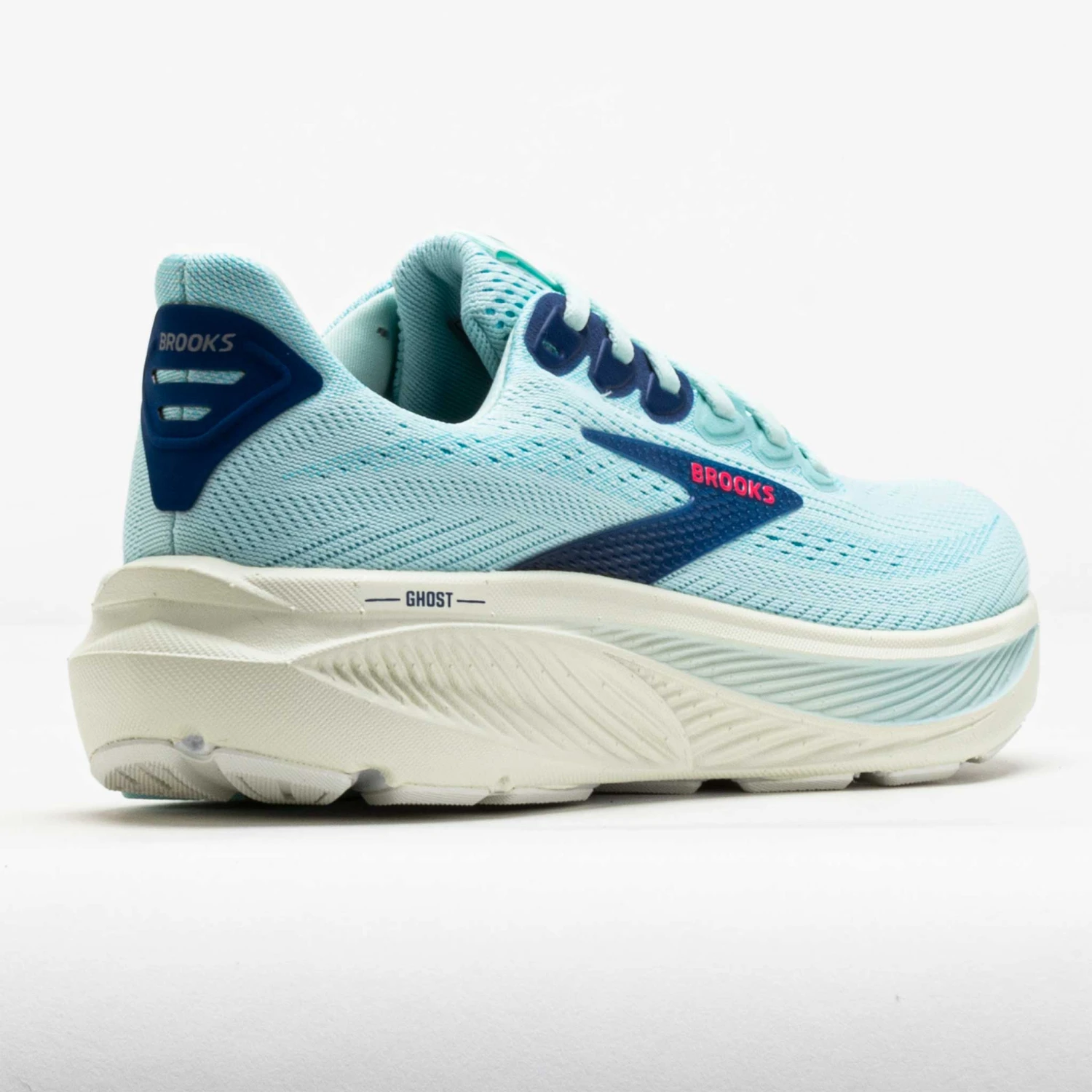 Brooks Ghost 17 Women's Clearwater/Navy/Peony 8 Brooks Ghost 17 Women's Clearwater/Navy/Peony - Image 6