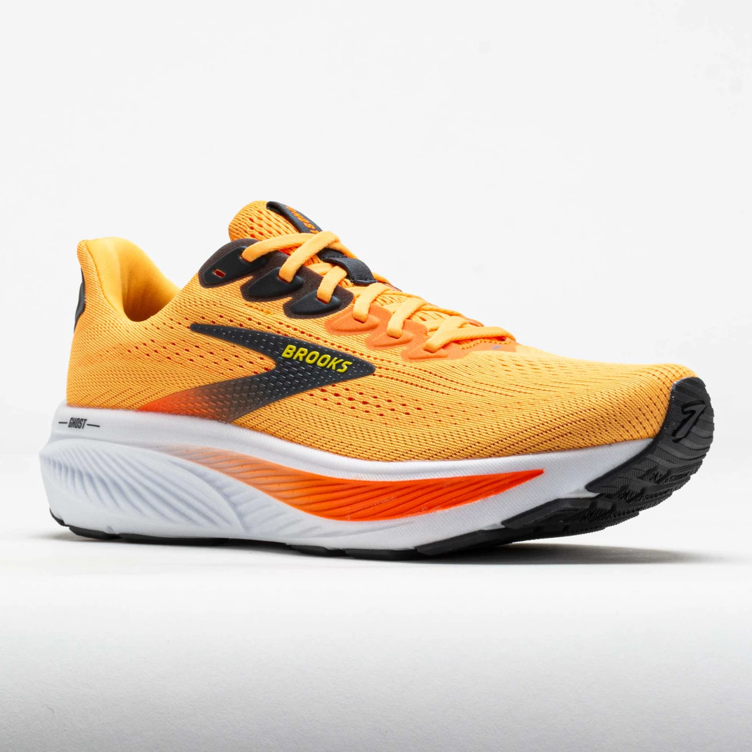 Brooks Ghost 17 Men's Blazing Orange/Yellow/Ebony 7 Brooks Ghost 17 Men's Blazing Orange/Yellow/Ebony - Image 5