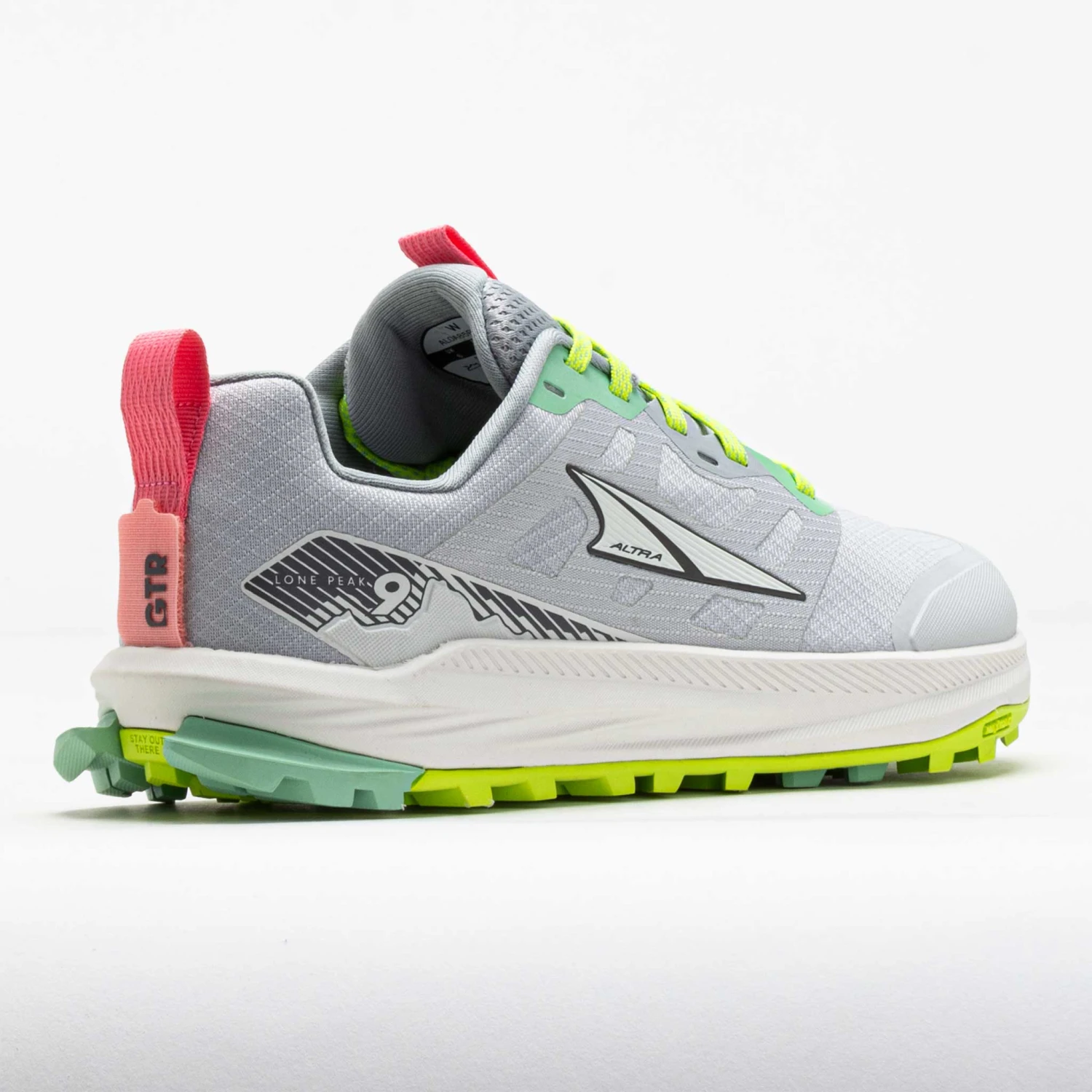 Altra Lone Peak 9 Women's Gray/Lime 8 Altra Lone Peak 9 Women's Gray/Lime - Image 6