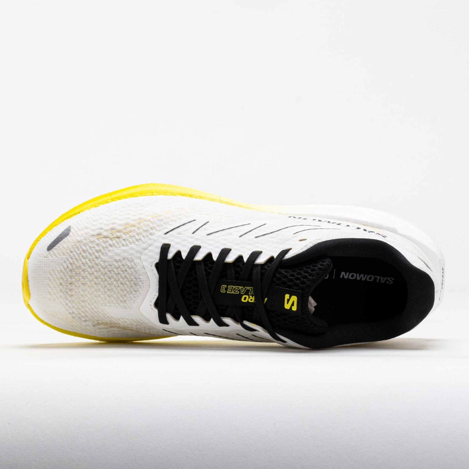 Salomon Aero Blaze 3 Men's White/Black/Blazing Yellow 5 Salomon Aero Blaze 3 Men's White/Black/Blazing Yellow - Image 3