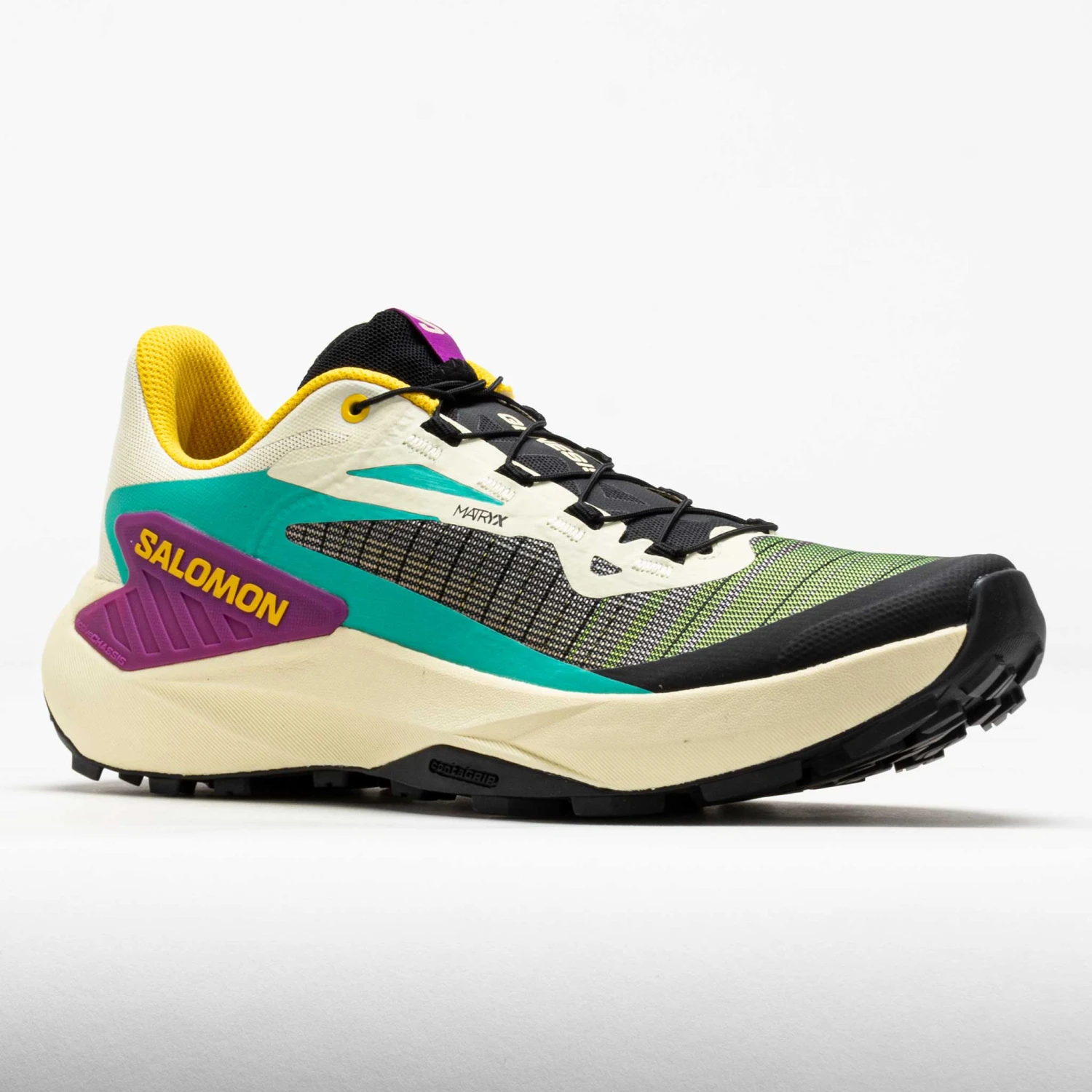 Salomon Genesis Men's Transparent Yellow/Black/Willowherb 7 Salomon Genesis Men's Transparent Yellow/Black/Willowherb - Image 5