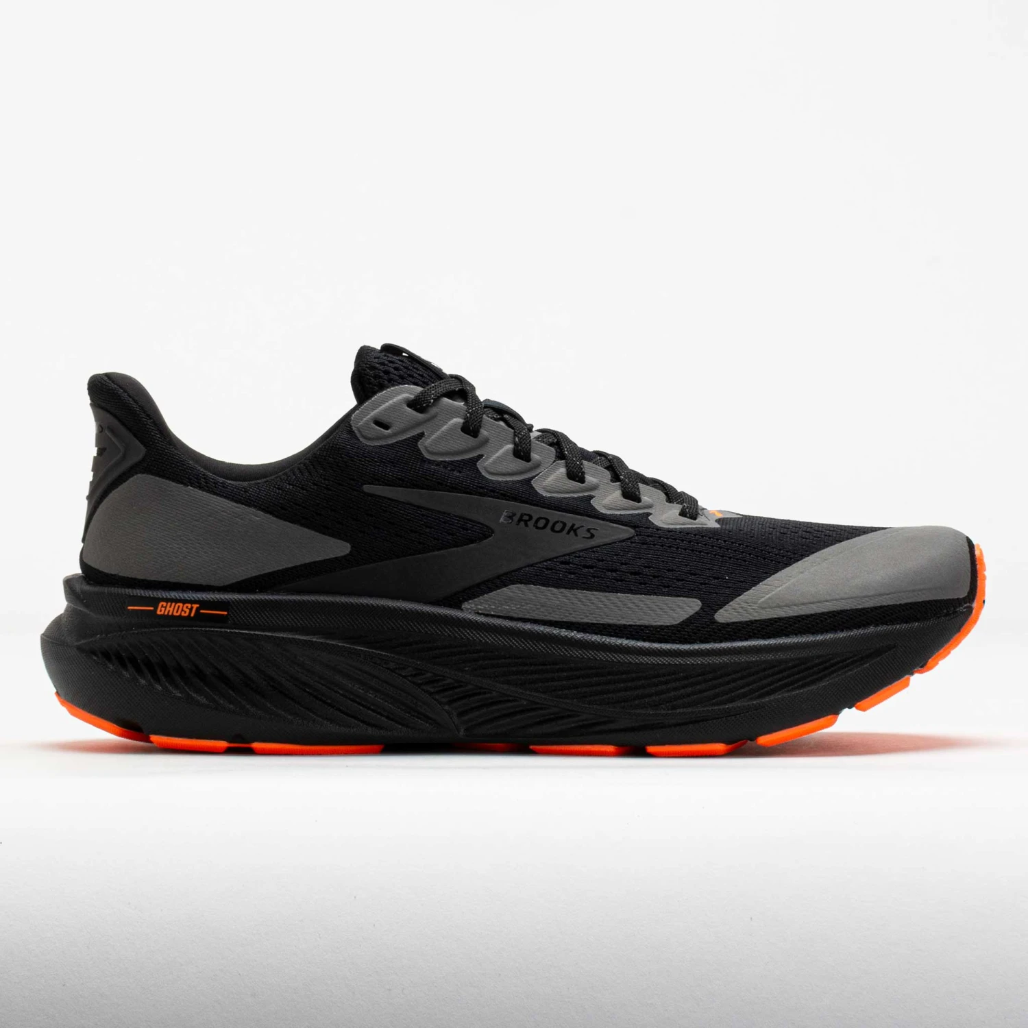 Brooks Ghost 17 Men's Black/Orange 3 Brooks Ghost 17 Men's Black/Orange