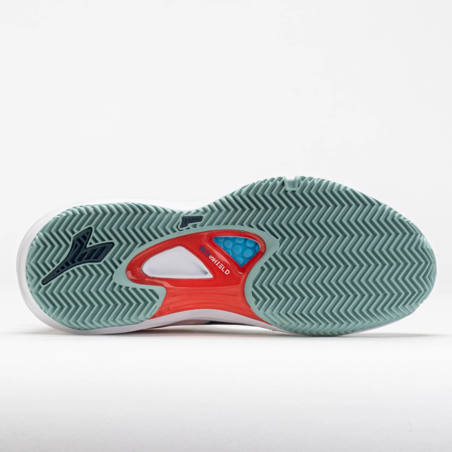 Diadora Speed Blushield Fly 4+ Clay Women's White/Blue/Surf Spray 6 Diadora Speed Blushield Fly 4+ Clay Women's White/Blue/Surf Spray - Image 4