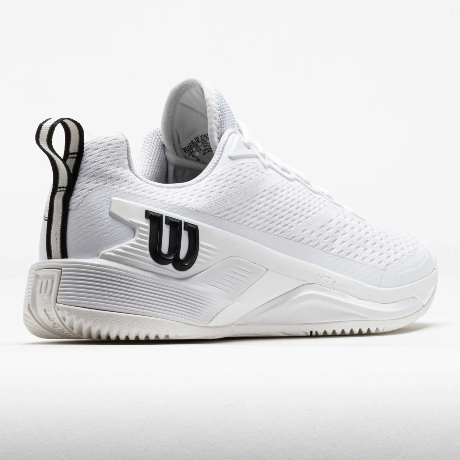 Wilson Rush Pro 4.5 Men's White/Black 8 Wilson Rush Pro 4.5 Men's White/Black - Image 6