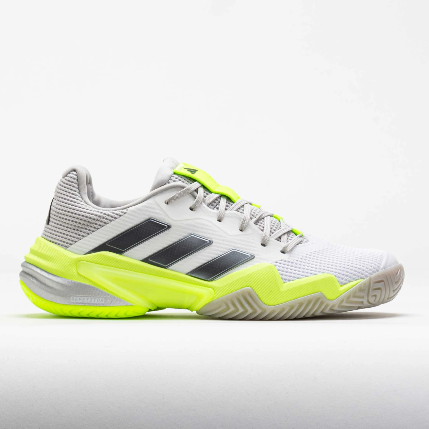 Adidas Barricade 13 Women's White/Iron Metallic/Lucid Lemon 3 Adidas Barricade 13 Women's White/Iron Metallic/Lucid Lemon