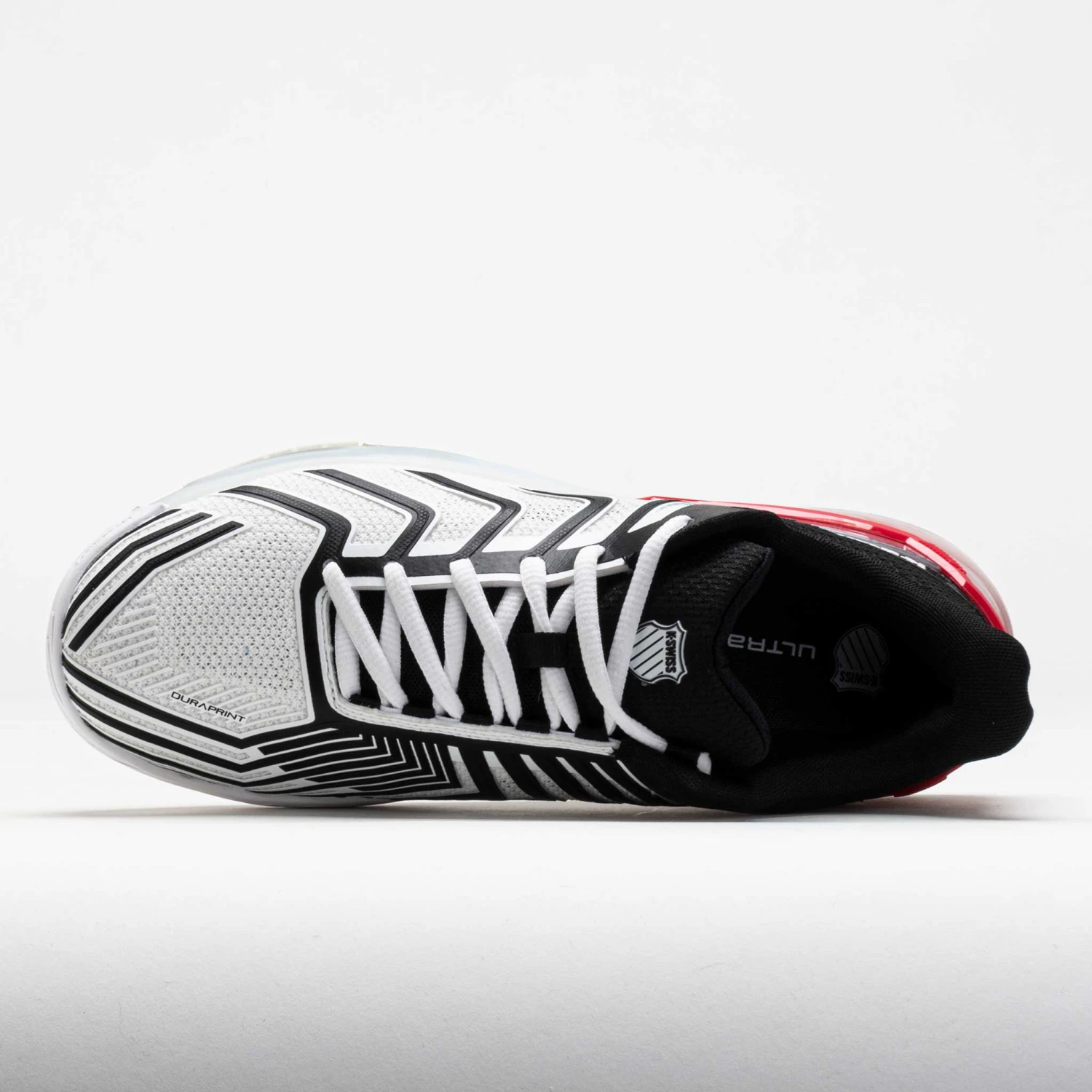 K-Swiss Ultrashot 4 Men's White/Black/Mars Red 5 K-Swiss Ultrashot 4 Men's White/Black/Mars Red - Image 3