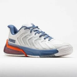 K-Swiss Ultrashot 4 Men's Lucent White/Infinity/Scarlet Ibis -Famous Shoes Store 118265 5