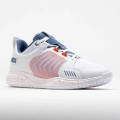 K-Swiss Ultrashot Team Men's White/Infinity/Scarlet Ibis -Famous Shoes Store 118272 5