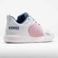 K-Swiss Ultrashot Team Men's White/Infinity/Scarlet Ibis -Famous Shoes Store 118272 6