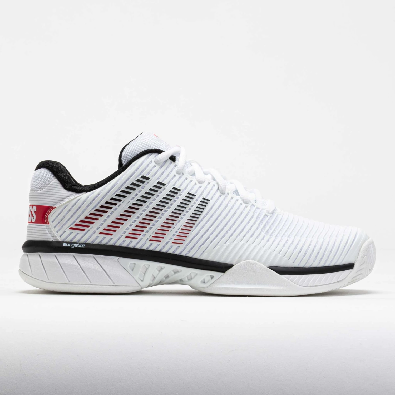 K-Swiss Hypercourt Express 2 Men's White/Black/Mars Red 3 K-Swiss Hypercourt Express 2 Men's White/Black/Mars Red