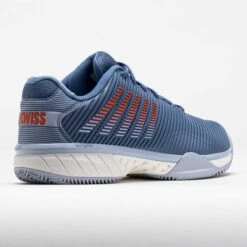 K-Swiss Hypercourt Express 2 Clay Men's Infinity/Arctic Ice/Scarlet -Famous Shoes Store 118290 6