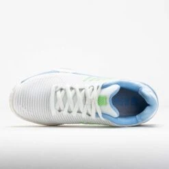 K-Swiss Hypercourt Express 2 Clay Women's White/Canal/Paradise Green -Famous Shoes Store 118294 2