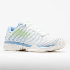 K-Swiss Hypercourt Express 2 Clay Women's White/Canal/Paradise Green -Famous Shoes Store 118294 5
