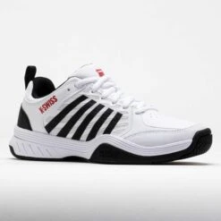 K-Swiss Court Express 2 Men's White/Black/Mars Red -Famous Shoes Store 118297 5