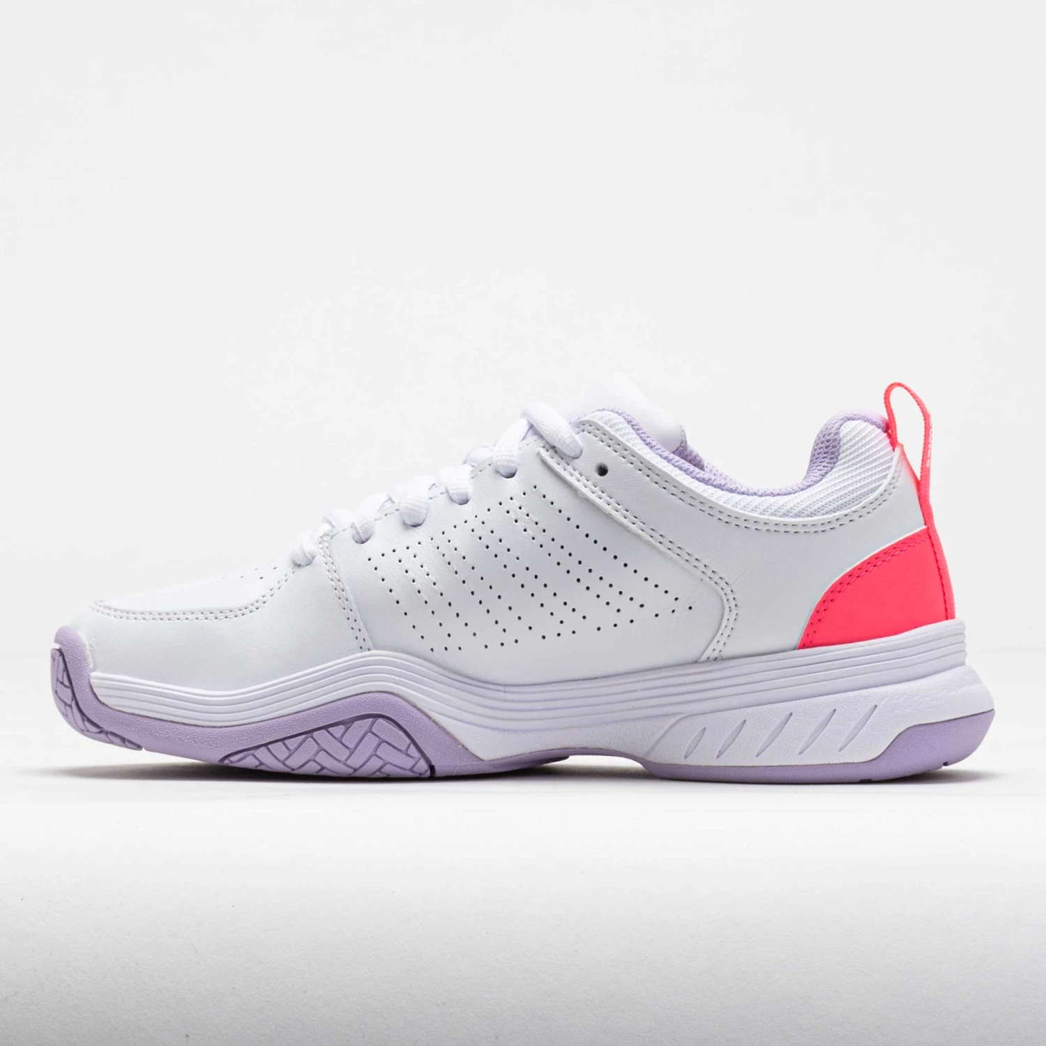 K-Swiss Court Express 2 Women's White/Orchid Petal/Neon Blaze 4 K-Swiss Court Express 2 Women's White/Orchid Petal/Neon Blaze - Image 2