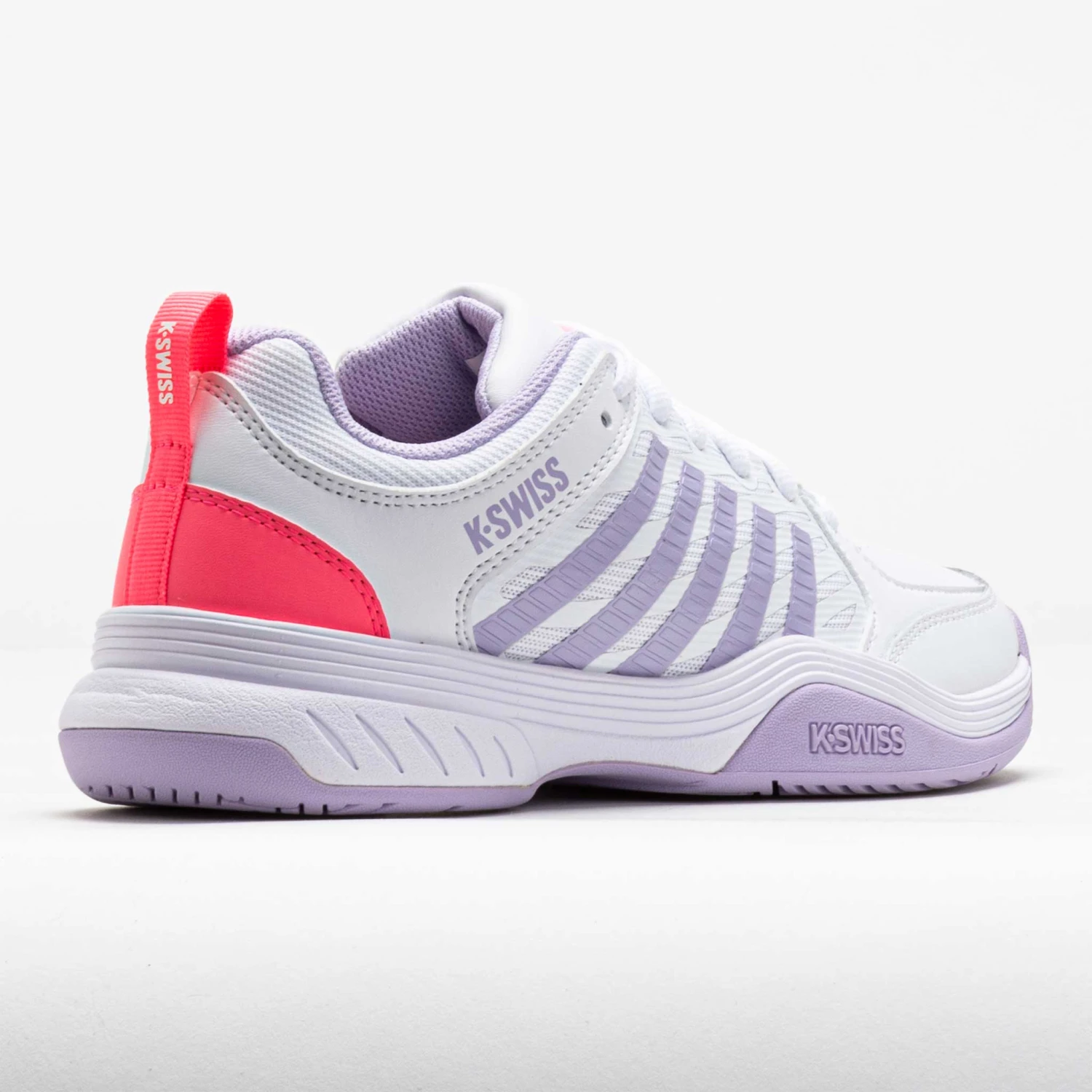 K-Swiss Court Express 2 Women's White/Orchid Petal/Neon Blaze 8 K-Swiss Court Express 2 Women's White/Orchid Petal/Neon Blaze - Image 6
