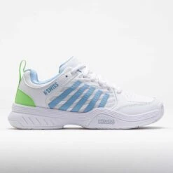 K-Swiss Court Express 2 Women's White/Dutch Canal/Paradise Green