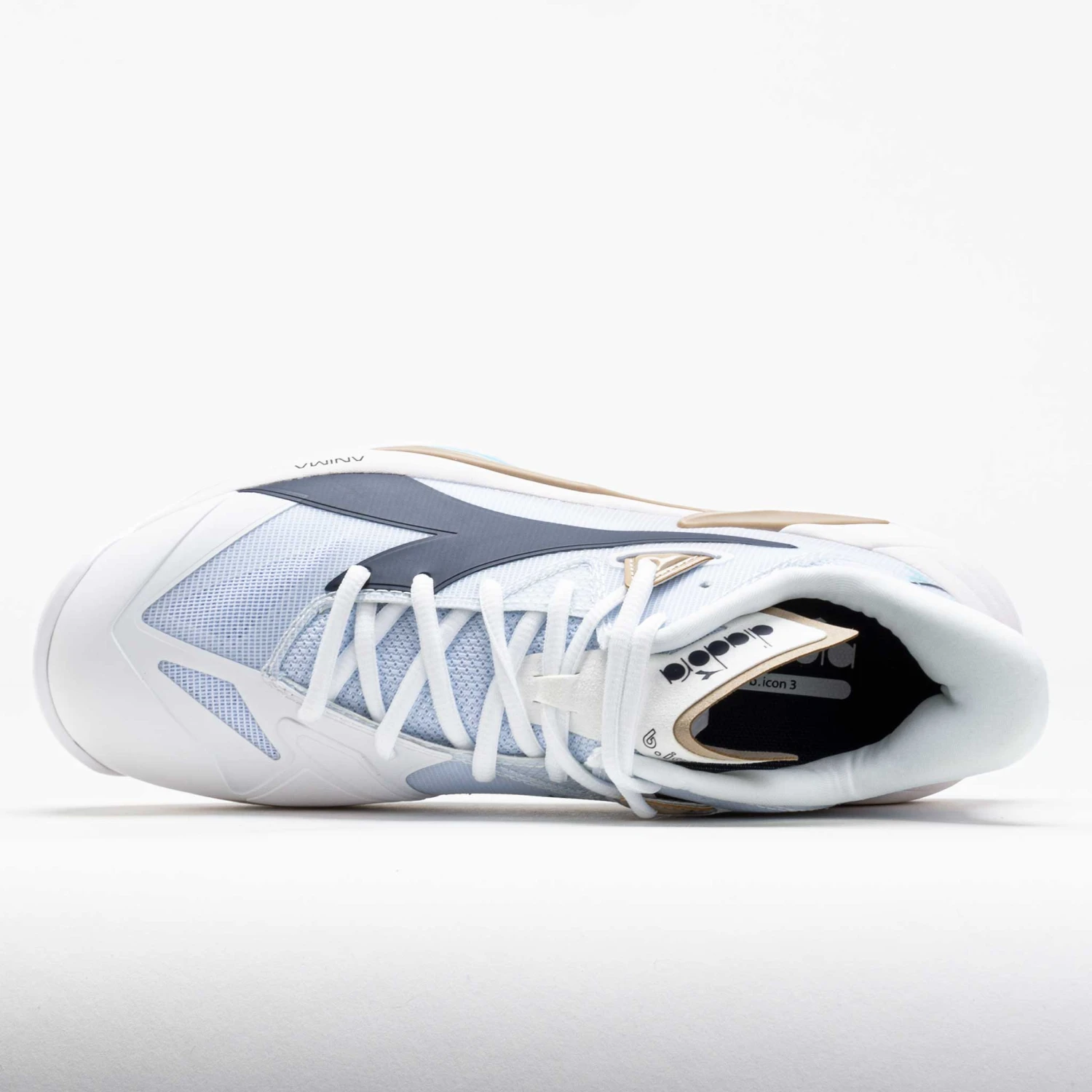 Diadora B.Icon 3 AG Women's White/Blue Corsair 5 Diadora B.Icon 3 AG Women's White/Blue Corsair - Image 3