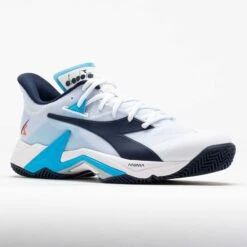 Diadora B.Icon 3 Clay Men's White/Blue Corsair 12 Diadora B.Icon 3 Clay Men's White/Blue Corsair -Famous Shoes Store 118322 5