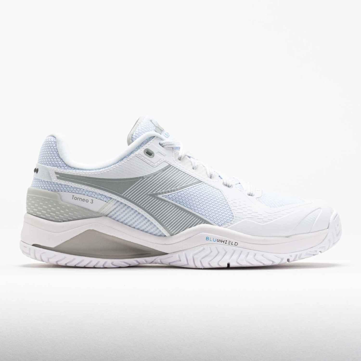 Diadora Blushield Torneo 3 AG Men's White/Silver 3 Diadora Blushield Torneo 3 AG Men's White/Silver