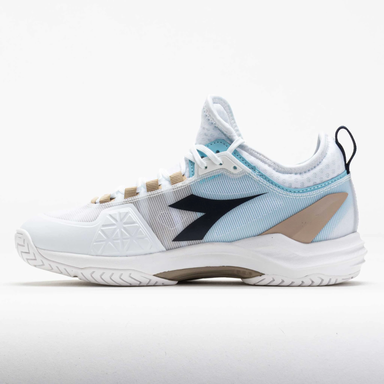 Diadora Speed Blushield Fly 4+ AG Women's White/Blue Corsair 4 Diadora Speed Blushield Fly 4+ AG Women's White/Blue Corsair - Image 2