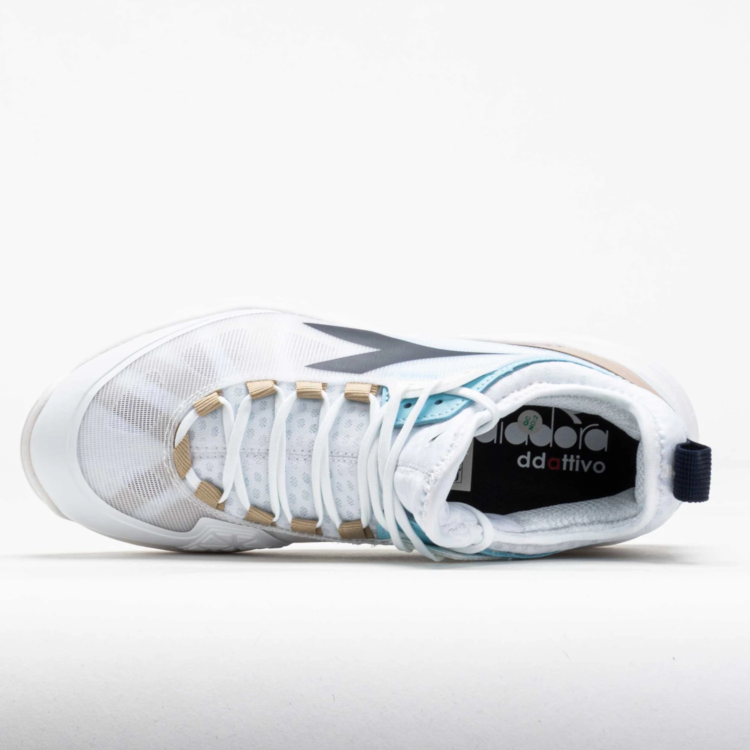 Diadora Speed Blushield Fly 4+ AG Women's White/Blue Corsair 5 Diadora Speed Blushield Fly 4+ AG Women's White/Blue Corsair - Image 3