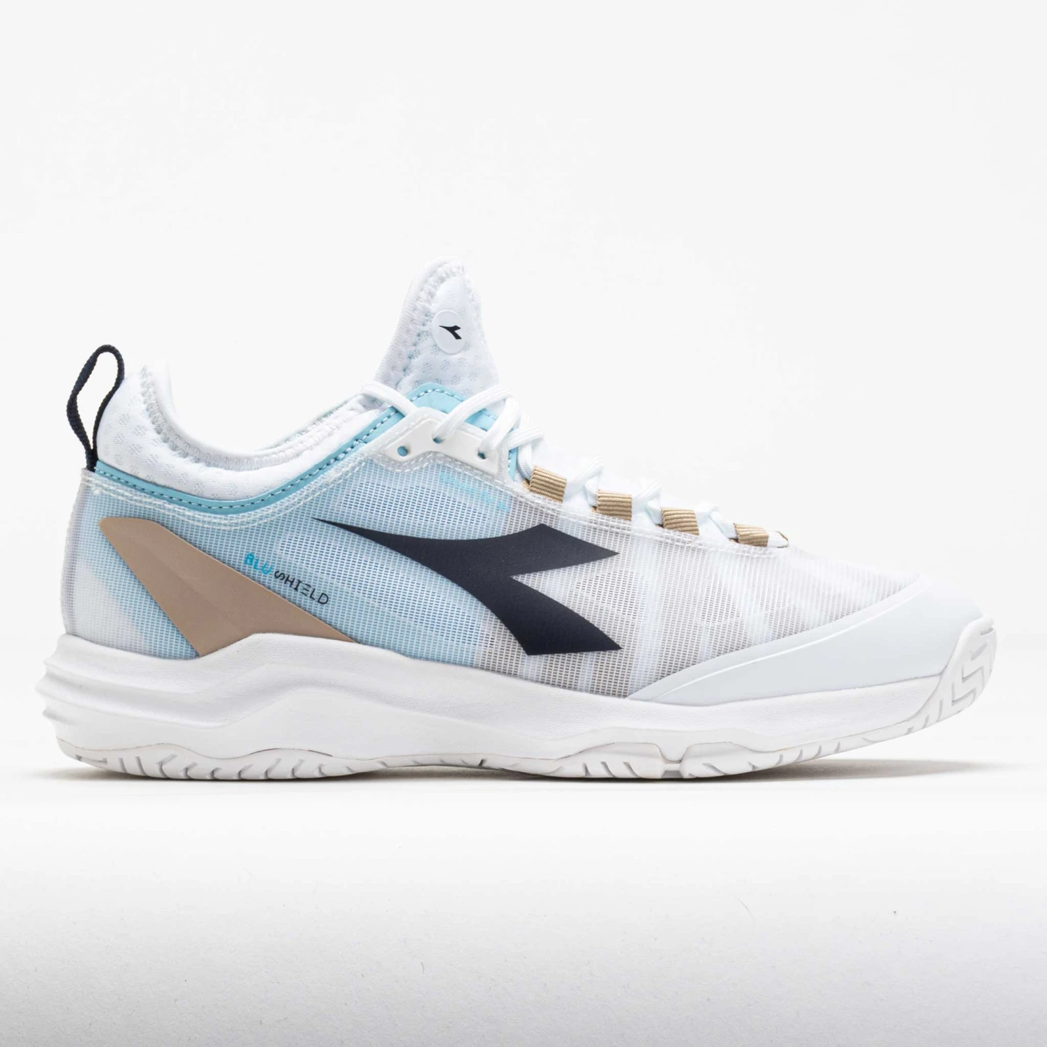 Diadora Speed Blushield Fly 4+ AG Women's White/Blue Corsair 3 Diadora Speed Blushield Fly 4+ AG Women's White/Blue Corsair