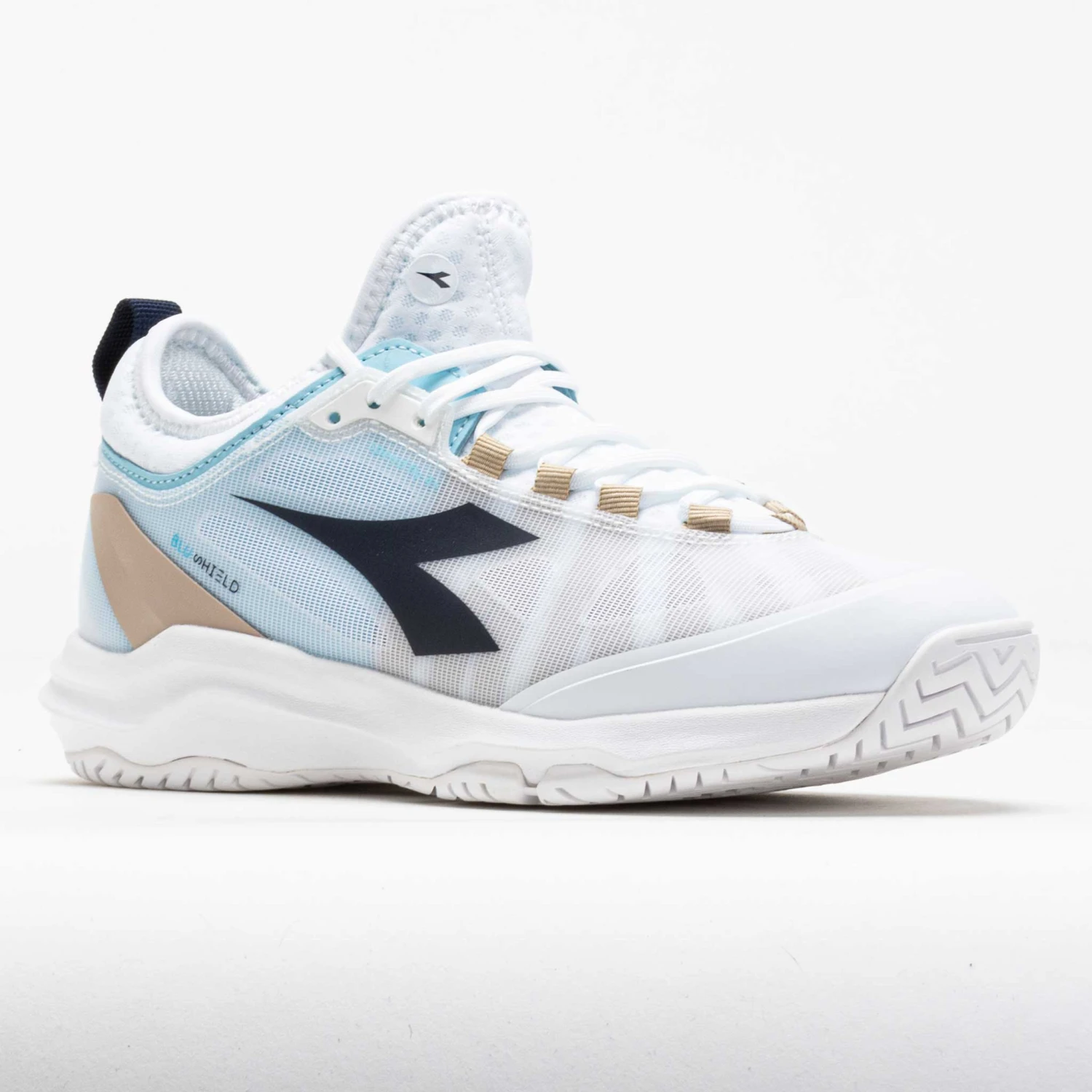 Diadora Speed Blushield Fly 4+ AG Women's White/Blue Corsair 7 Diadora Speed Blushield Fly 4+ AG Women's White/Blue Corsair - Image 5