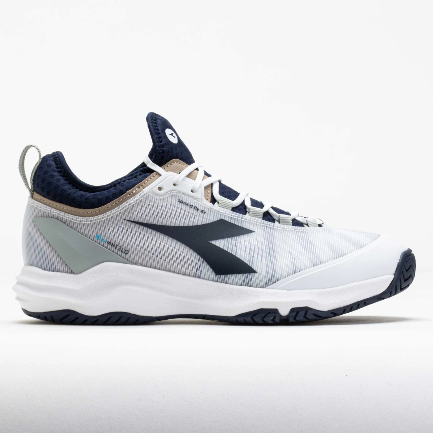 Diadora Speed Blushield Fly 4+ AG Men's White/Blue Corsair 3 Diadora Speed Blushield Fly 4+ AG Men's White/Blue Corsair