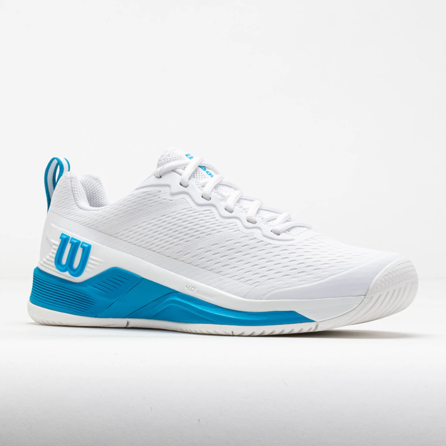 Wilson Rush Pro 4.5 Men's White/White/Atomic Blue 7 Wilson Rush Pro 4.5 Men's White/White/Atomic Blue - Image 5