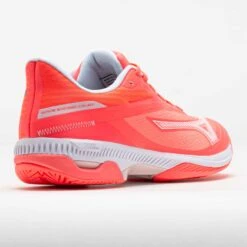 Mizuno Wave Exceed Court AC Women's Striking Coral/White -Famous Shoes Store 118433 6