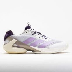 Adidas Adizero Ubersonic 5 Women's White/Powder Plum/Aurora Plum