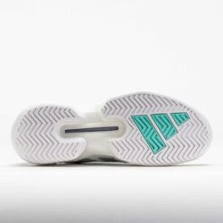 Adidas Adizero Ubersonic 5 Women's White/Silver Metallic/Mint Ton 11 Adidas Adizero Ubersonic 5 Women's White/Silver Metallic/Mint Ton -Famous Shoes Store 118500 4