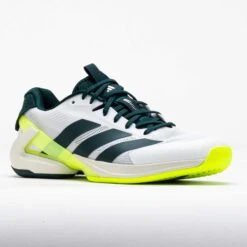 Adidas Adizero Ubersonic 5 Men's White/Aurora Ivy/Lucid Lemon -Famous Shoes Store 118501 5
