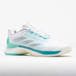 Adidas AvaCourt 2 Women's White/Silver Metallic/Flash Aqua 12 Adidas AvaCourt 2 Women's White/Silver Metallic/Flash Aqua -Famous Shoes Store 118505 5