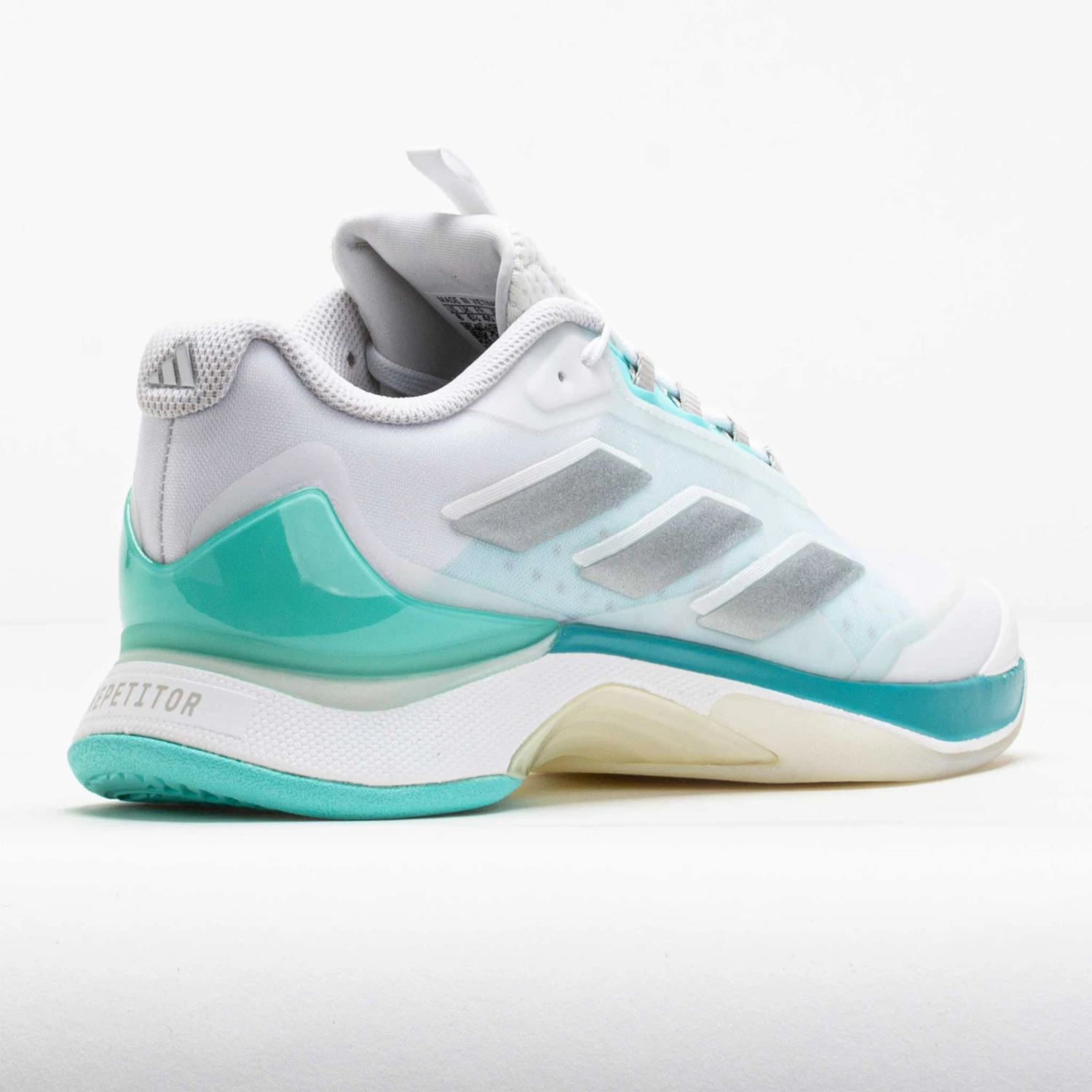 Adidas AvaCourt 2 Women's White/Silver Metallic/Flash Aqua 8 Adidas AvaCourt 2 Women's White/Silver Metallic/Flash Aqua - Image 6