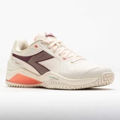 Diadora Blushield Torneo 3 AG Women's White/Maroon/Desert Flower 12 Diadora Blushield Torneo 3 AG Women's White/Maroon/Desert Flower -Famous Shoes Store 118522 5