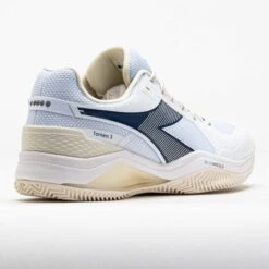 Diadora Blushield Torneo 3 Clay Men's White/Ensign Blue/Whisper White -Famous Shoes Store 118525 6