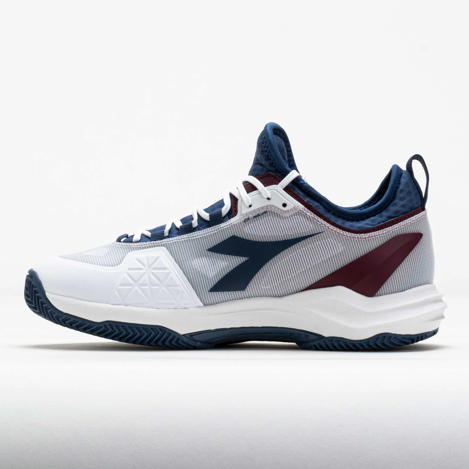 Diadora Speed Blushield Fly 4+ Clay Men's White/Ensign Blue/Maroon 4 Diadora Speed Blushield Fly 4+ Clay Men's White/Ensign Blue/Maroon - Image 2