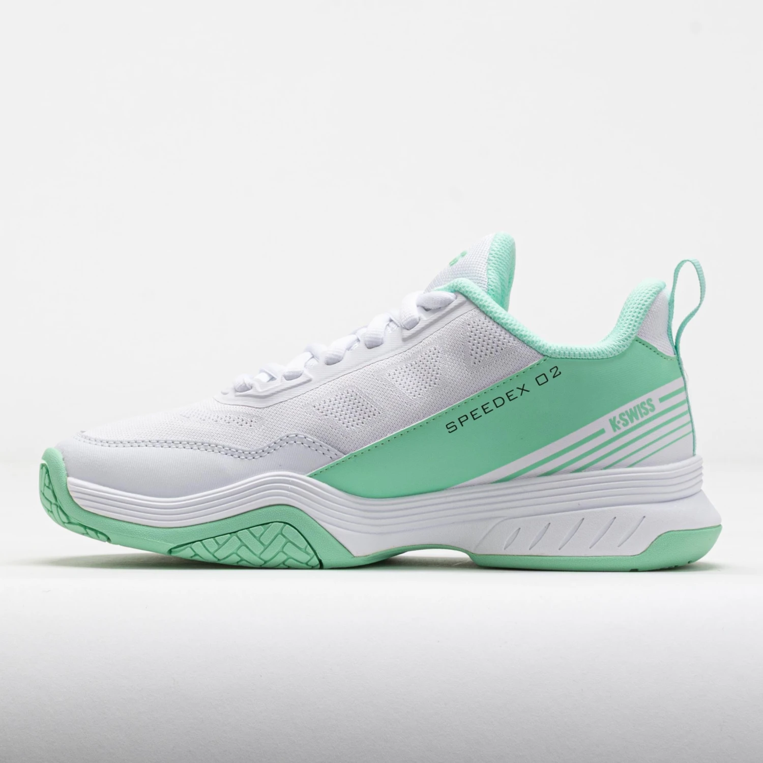K-Swiss Speedex 2 Women's White/Neon Mint/Black 4 K-Swiss Speedex 2 Women's White/Neon Mint/Black - Image 2