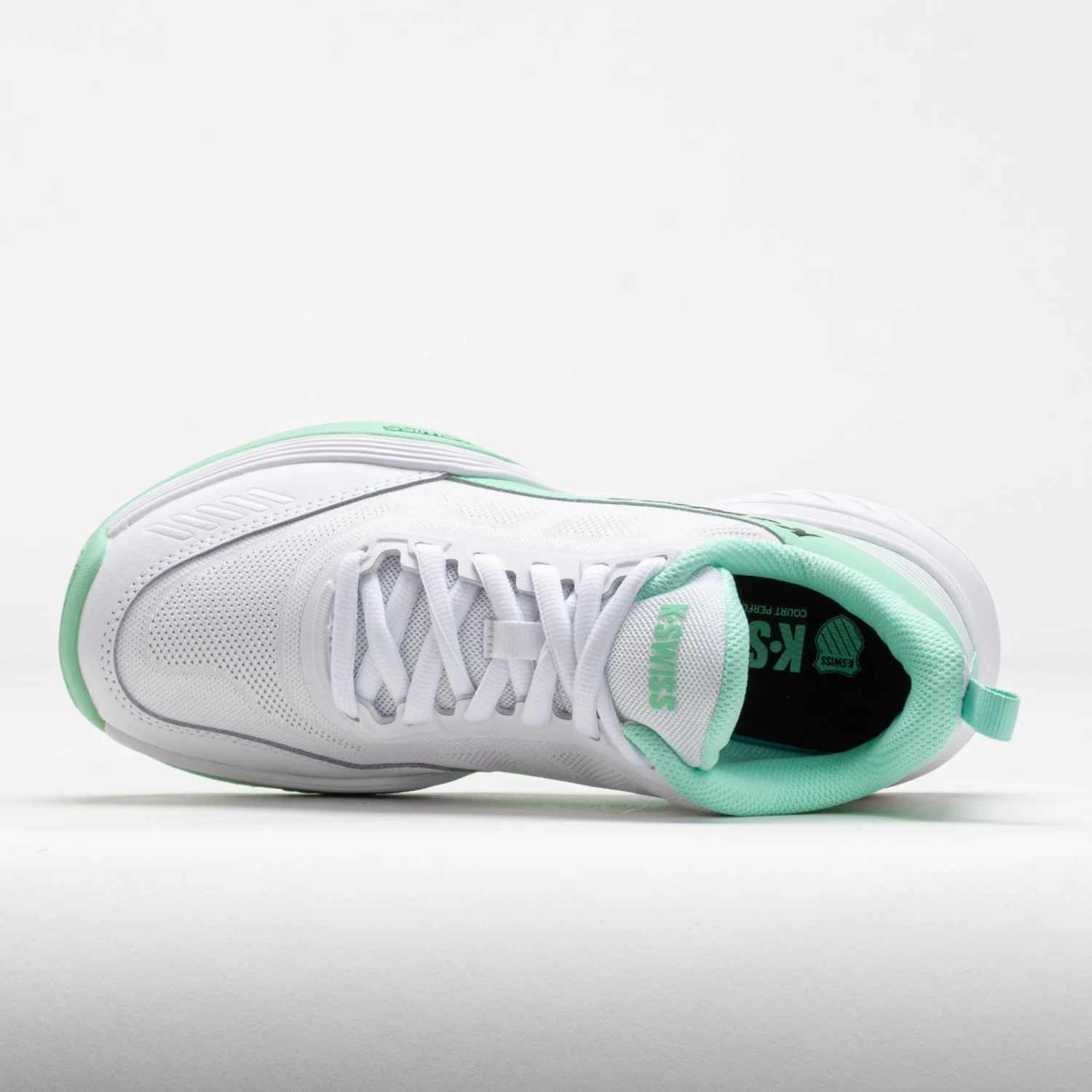 K-Swiss Speedex 2 Women's White/Neon Mint/Black 5 K-Swiss Speedex 2 Women's White/Neon Mint/Black - Image 3