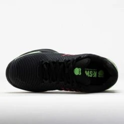 K-Swiss Hypercourt Express 2 Clay Men's Black/Neon Green/Neon Lava 10 K-Swiss Hypercourt Express 2 Clay Men's Black/Neon Green/Neon Lava -Famous Shoes Store 118549 2