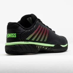 K-Swiss Hypercourt Express 2 Clay Men's Black/Neon Green/Neon Lava 13 K-Swiss Hypercourt Express 2 Clay Men's Black/Neon Green/Neon Lava -Famous Shoes Store 118549 6
