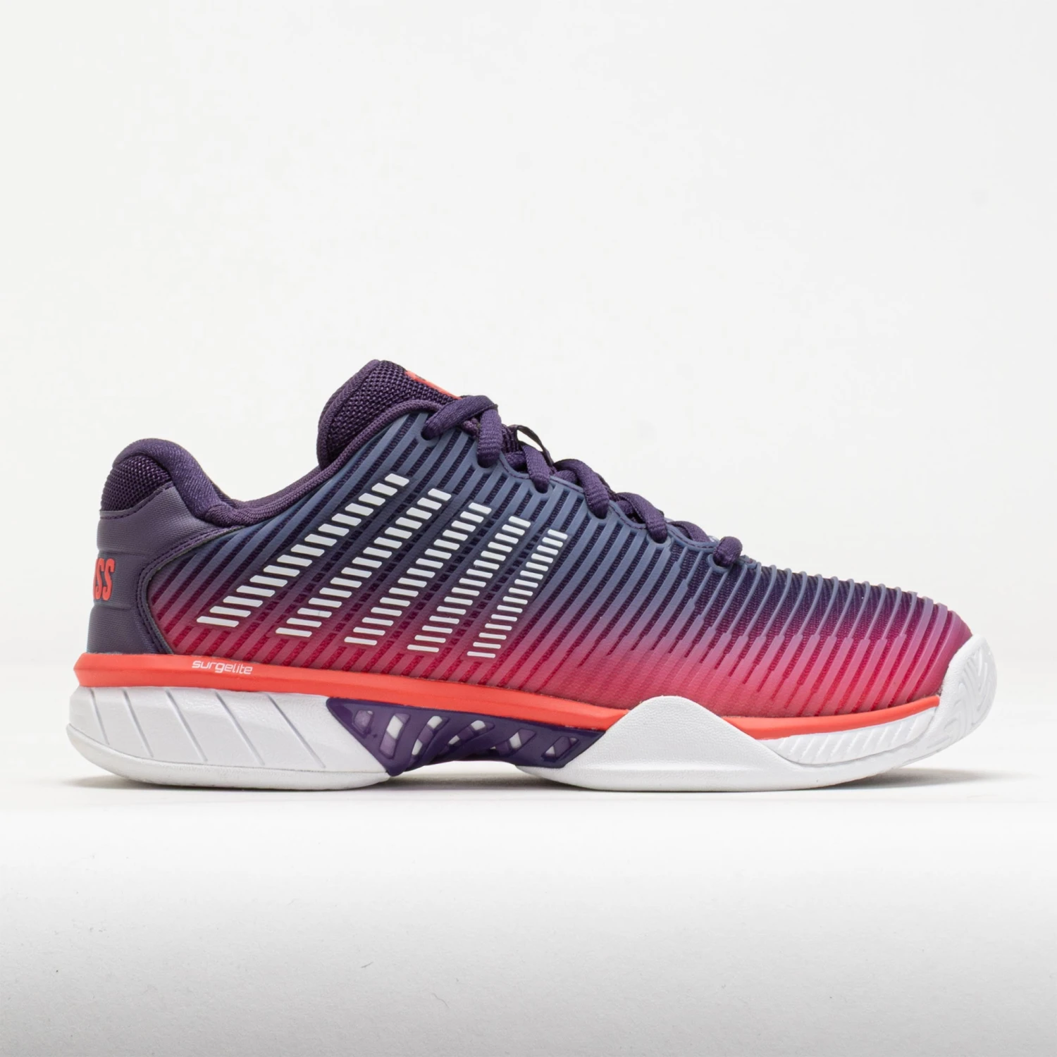 K-Swiss Hypercourt Express 2 Women's Purple Plumeria/White/Hot Coral 3 K-Swiss Hypercourt Express 2 Women's Purple Plumeria/White/Hot Coral